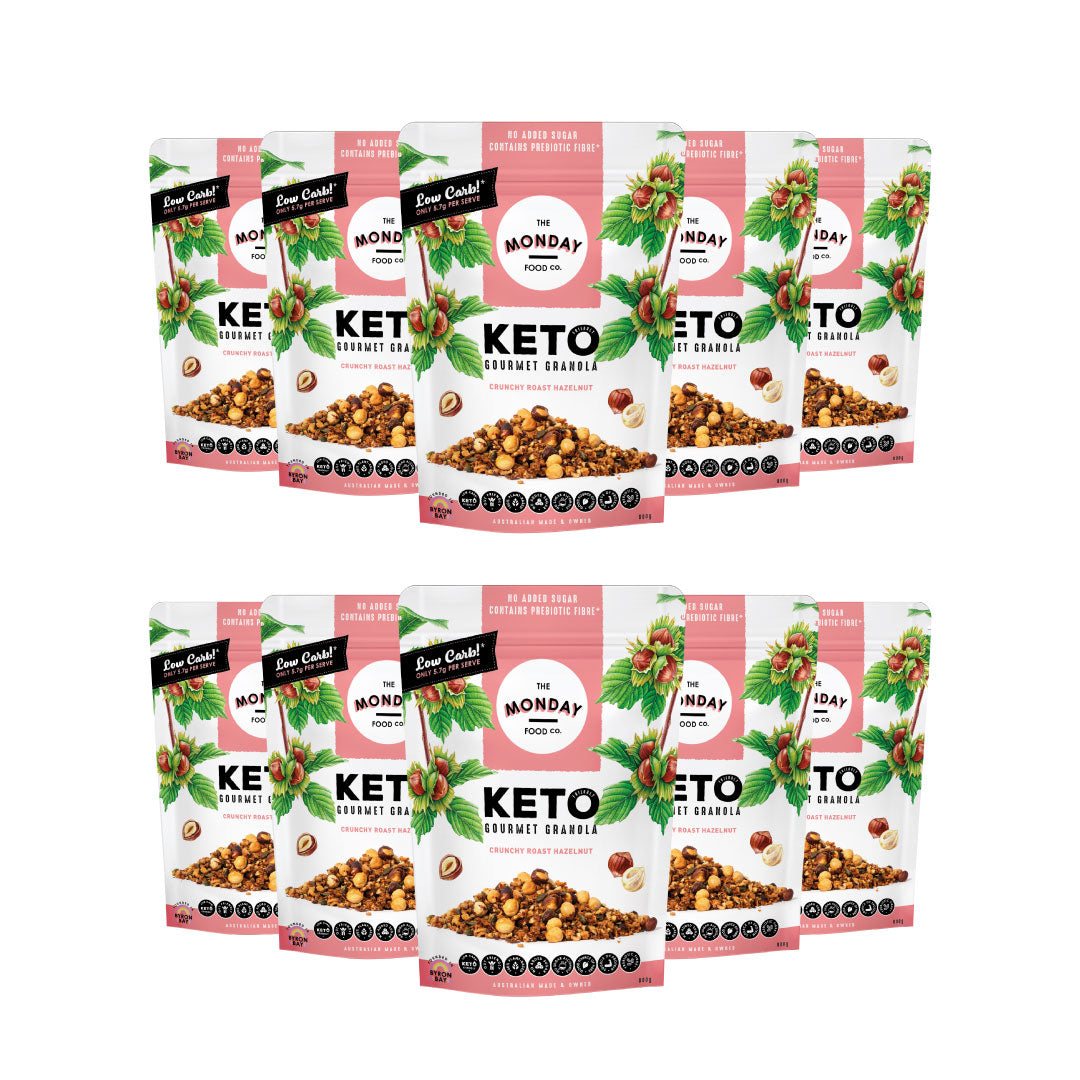 Crunchy Roasted Hazelnut Keto Granola (I'm Vegan)