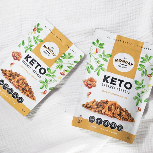 Crunchy Peanut Butter - Keto Granola (I'm Vegan)