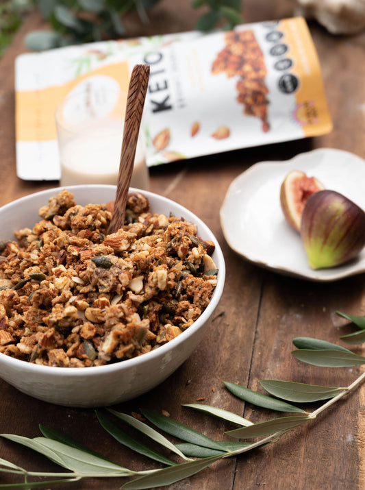 Crunchy Roast Almond & Cardamom - Keto Granola (I'm Vegan)