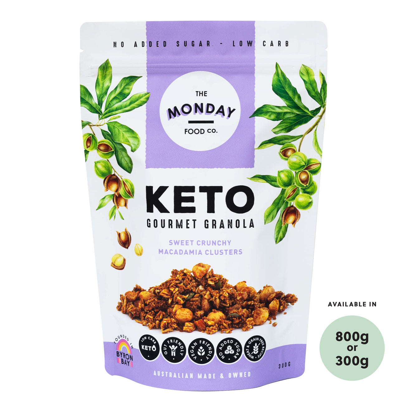 Sweet Crunchy Macadamia Clusters - Keto Granola (I'm Vegan)