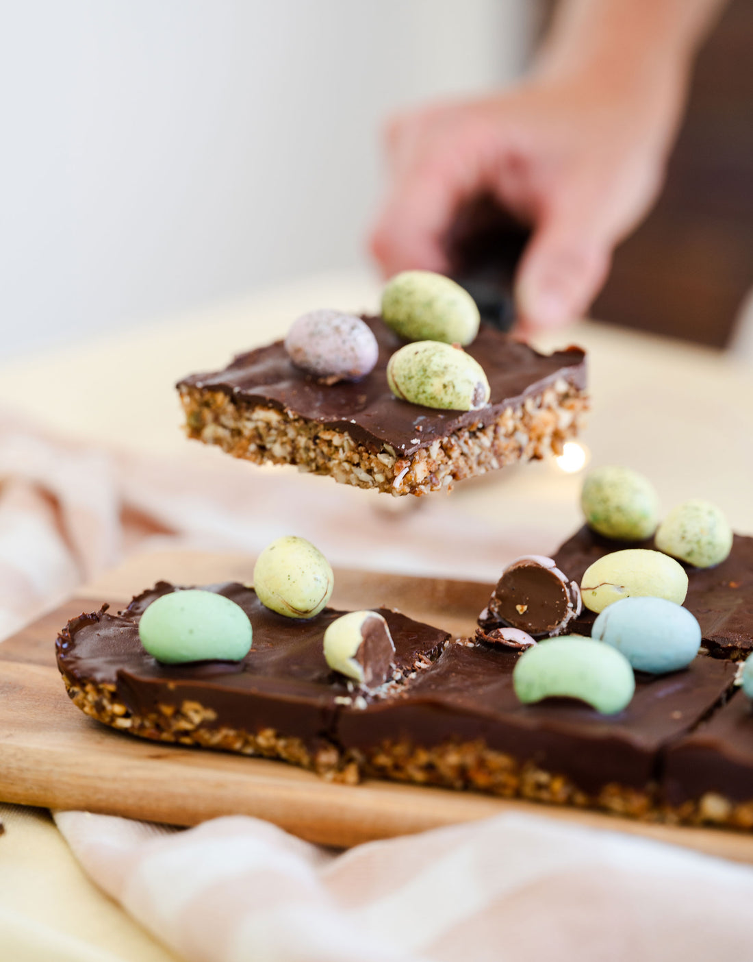 Chocolate Granola Slice - Easter edition