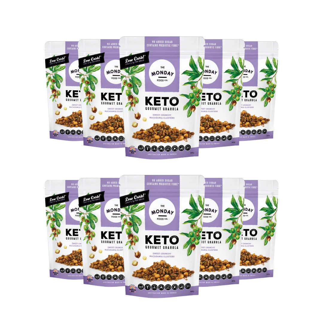 Sweet Crunchy Macadamia Clusters - Keto Granola (I'm Vegan)