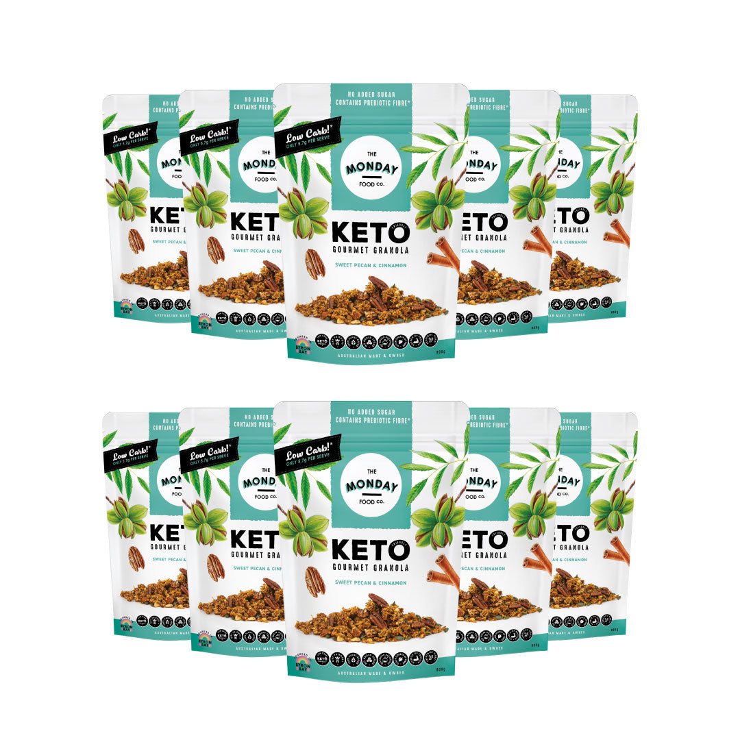 Sweet Pecan & Cinnamon - Keto Granola (I'm Vegan)