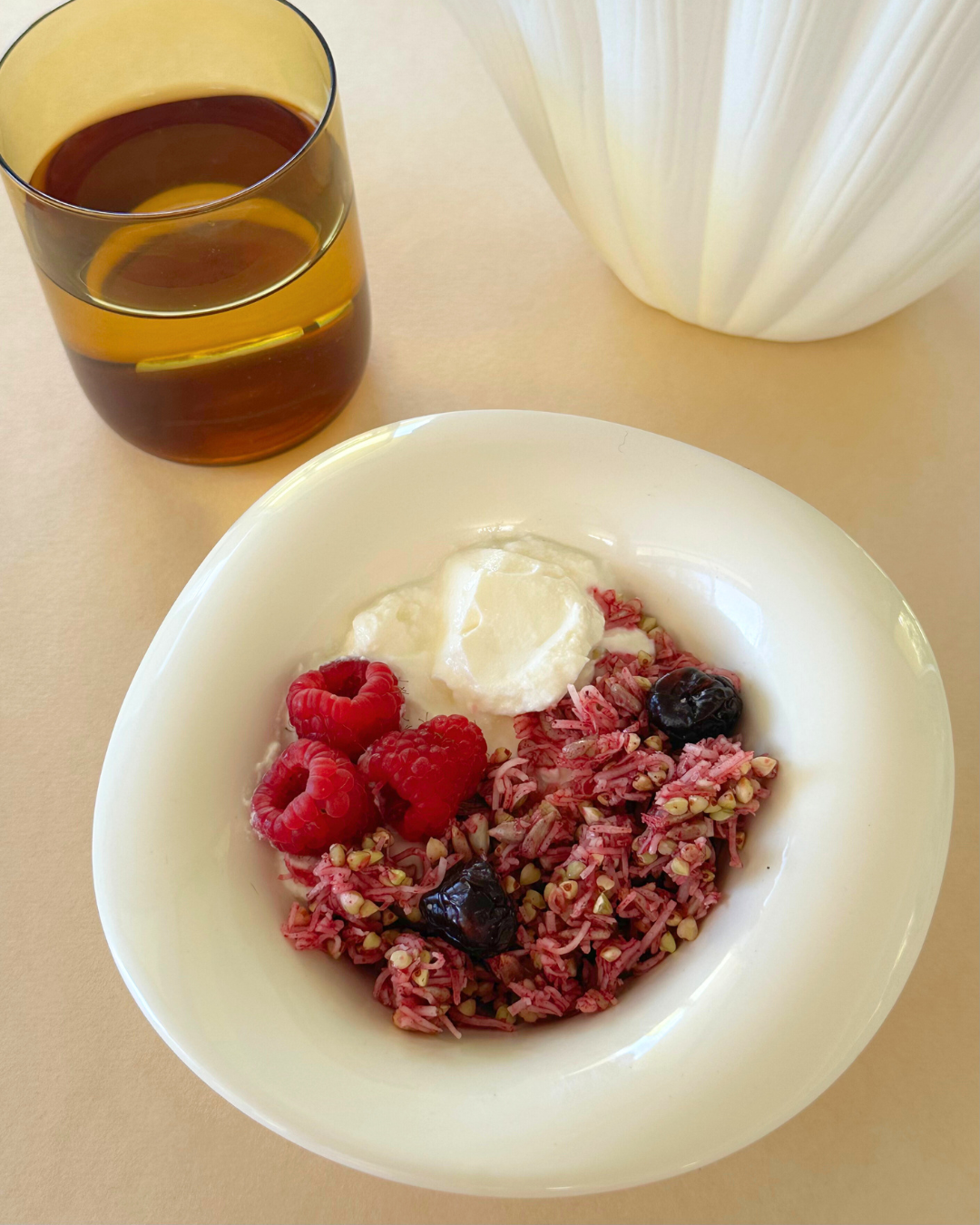 Activated Buckwheat Sour Cherry Granola