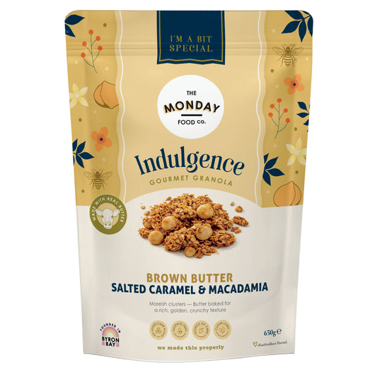Indulgence Brown Butter Salted Caramel & Macadamia
