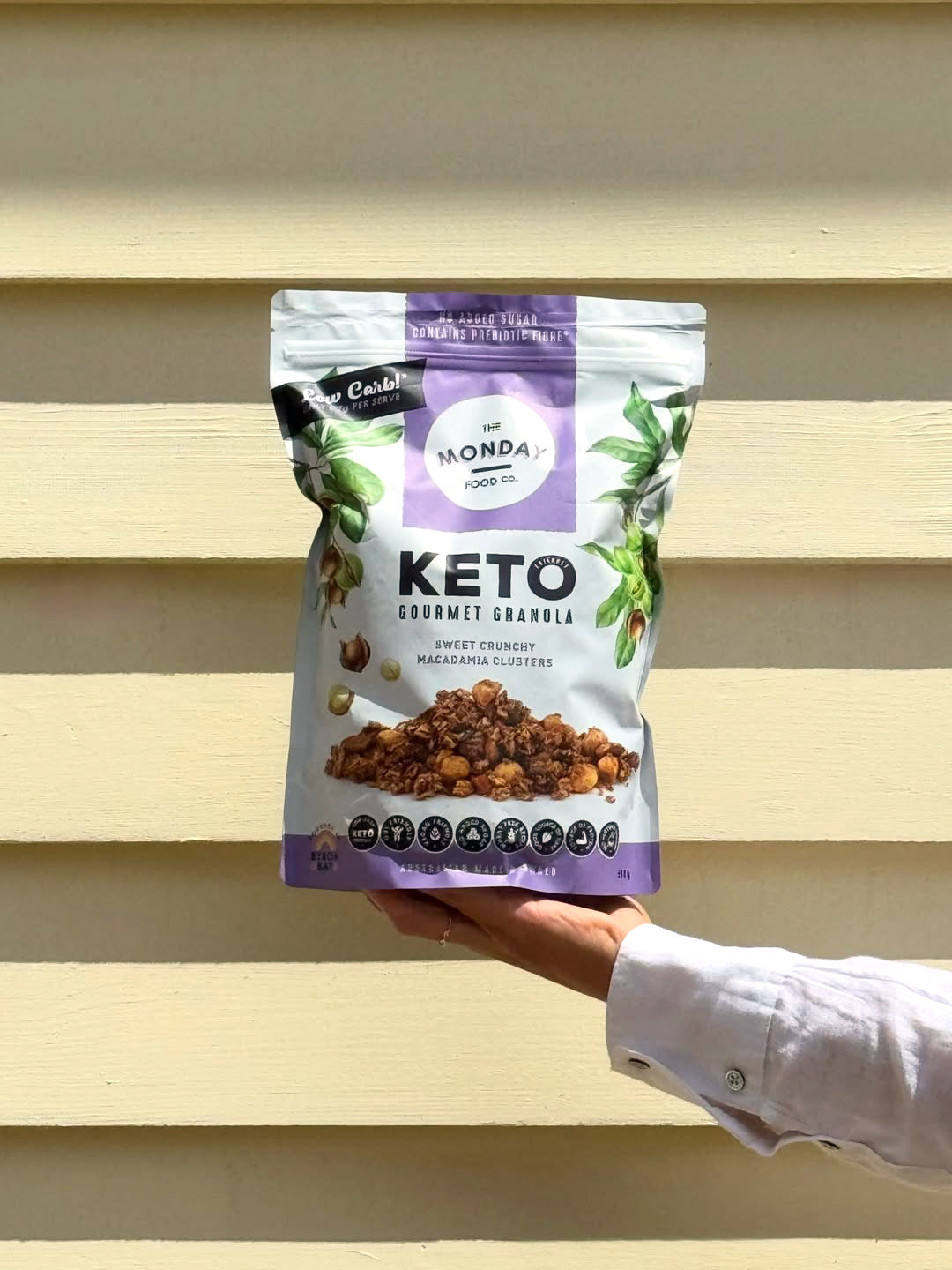 Sweet Crunchy Macadamia Clusters - Keto Granola (I'm Vegan)