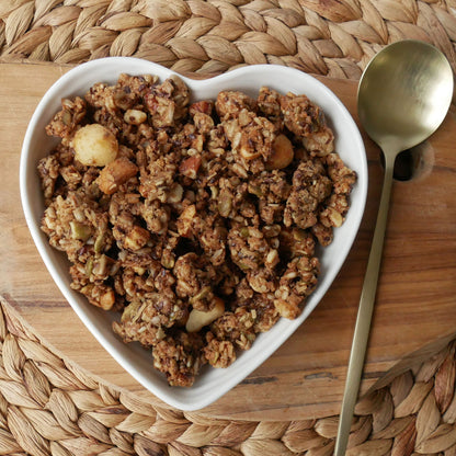 Sweet Crunchy Macadamia Clusters - Low Carb/ Keto Granola (I'm Vegan)