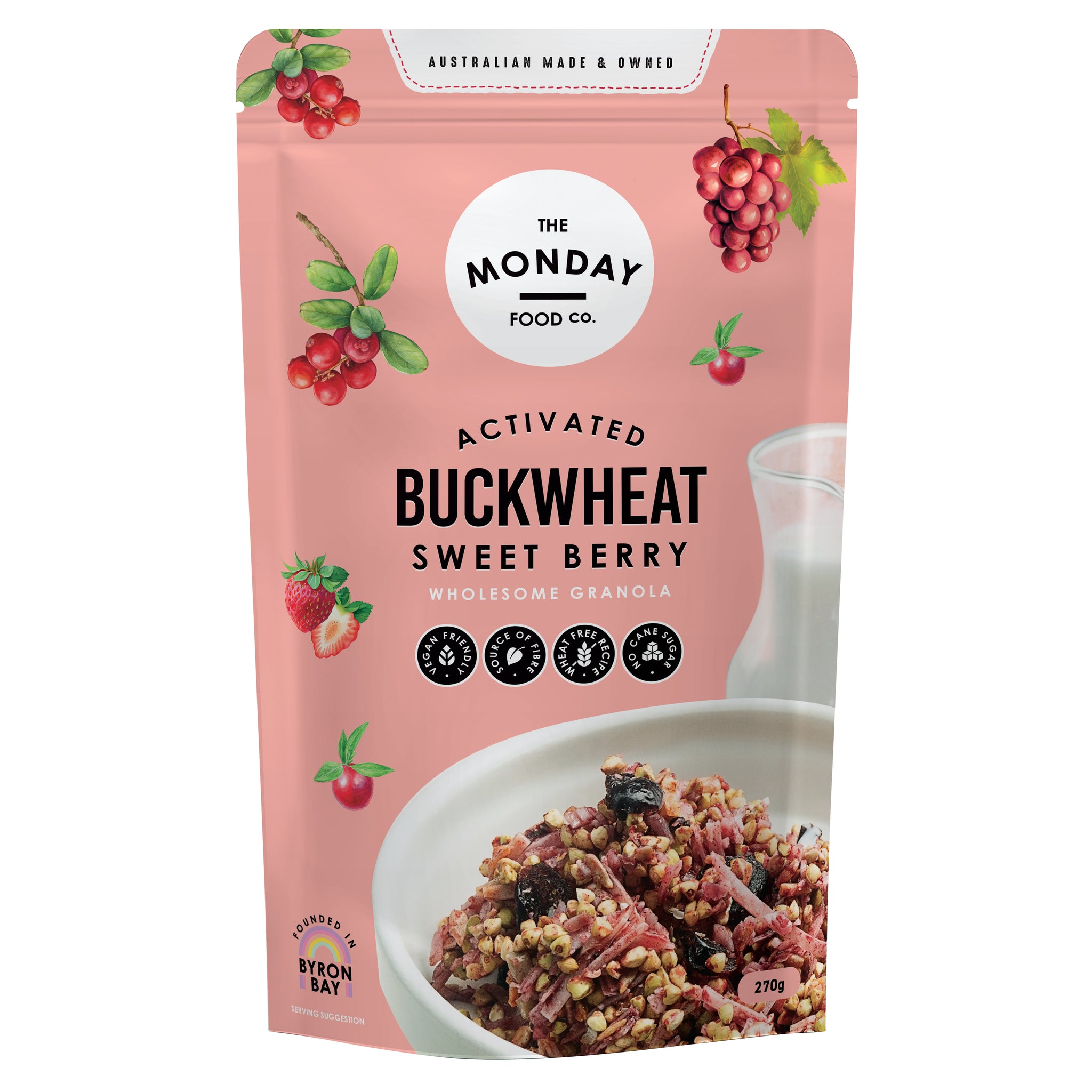 Activated Buckwheat Sweet Berry Granola