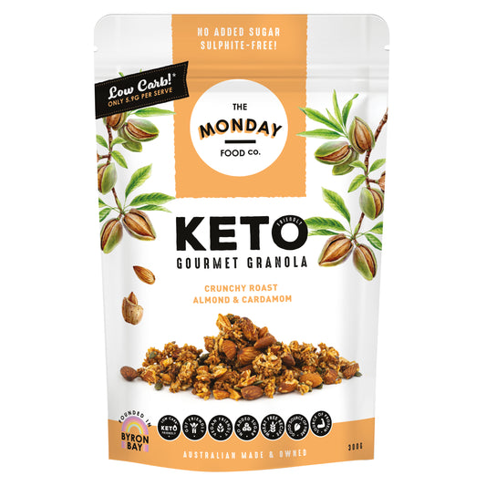 Crunchy Roast Almond & Cardamom - Keto Granola (I'm Vegan)