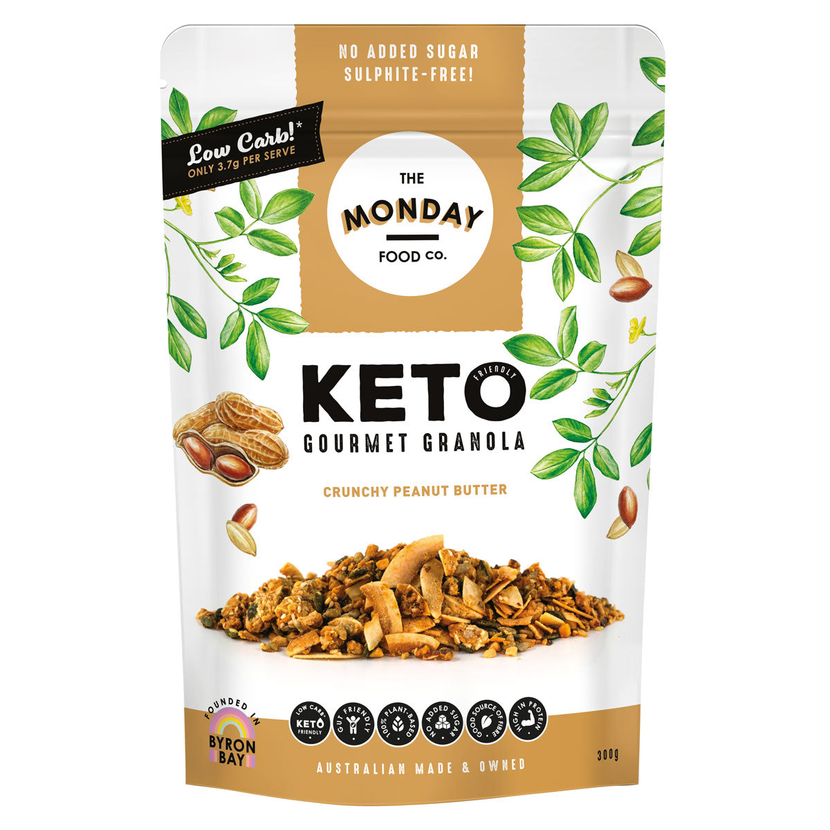 Crunchy Peanut Butter - Keto Granola (I'm Vegan)