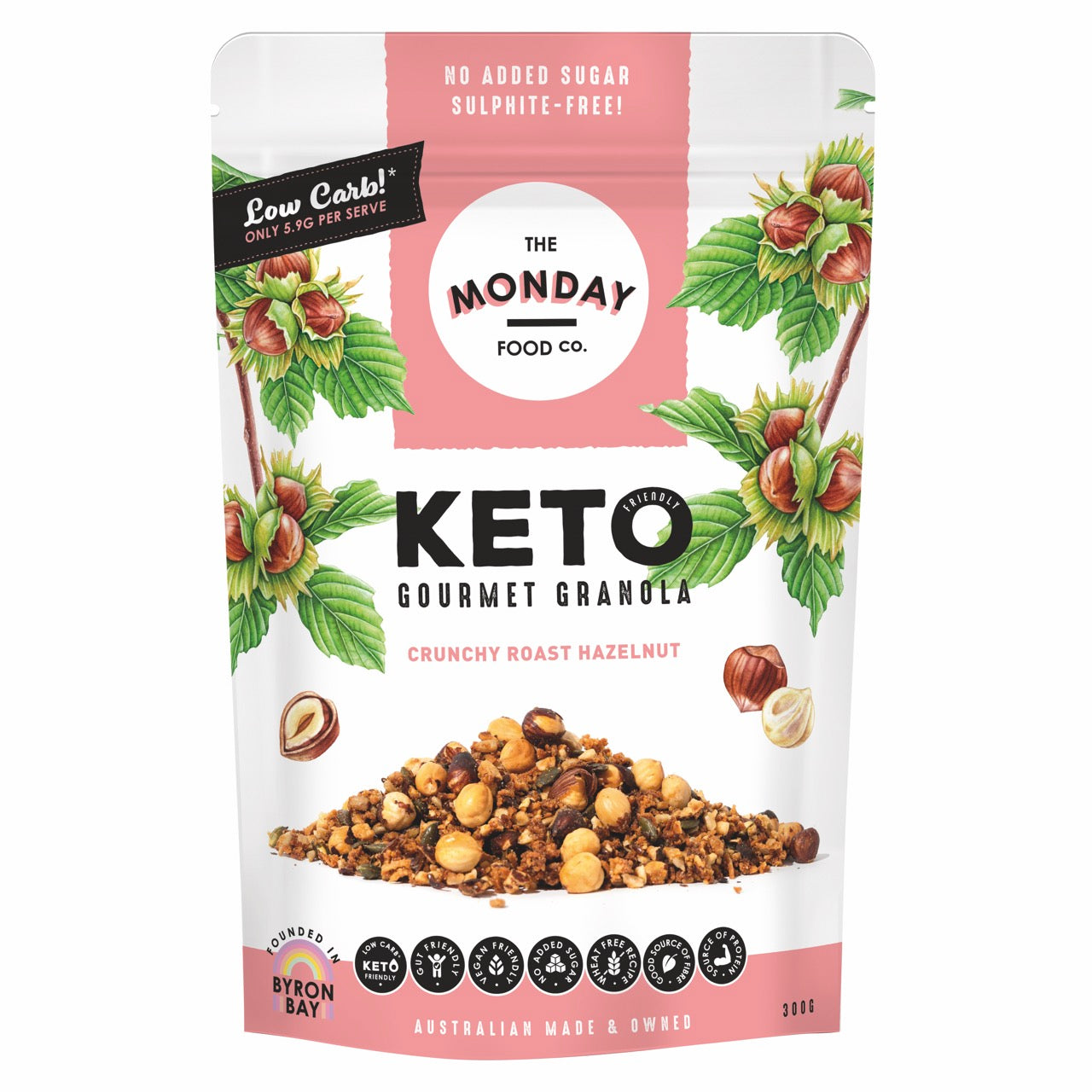 Keto Crunchy Roast Hazelnut Gourmet Granola