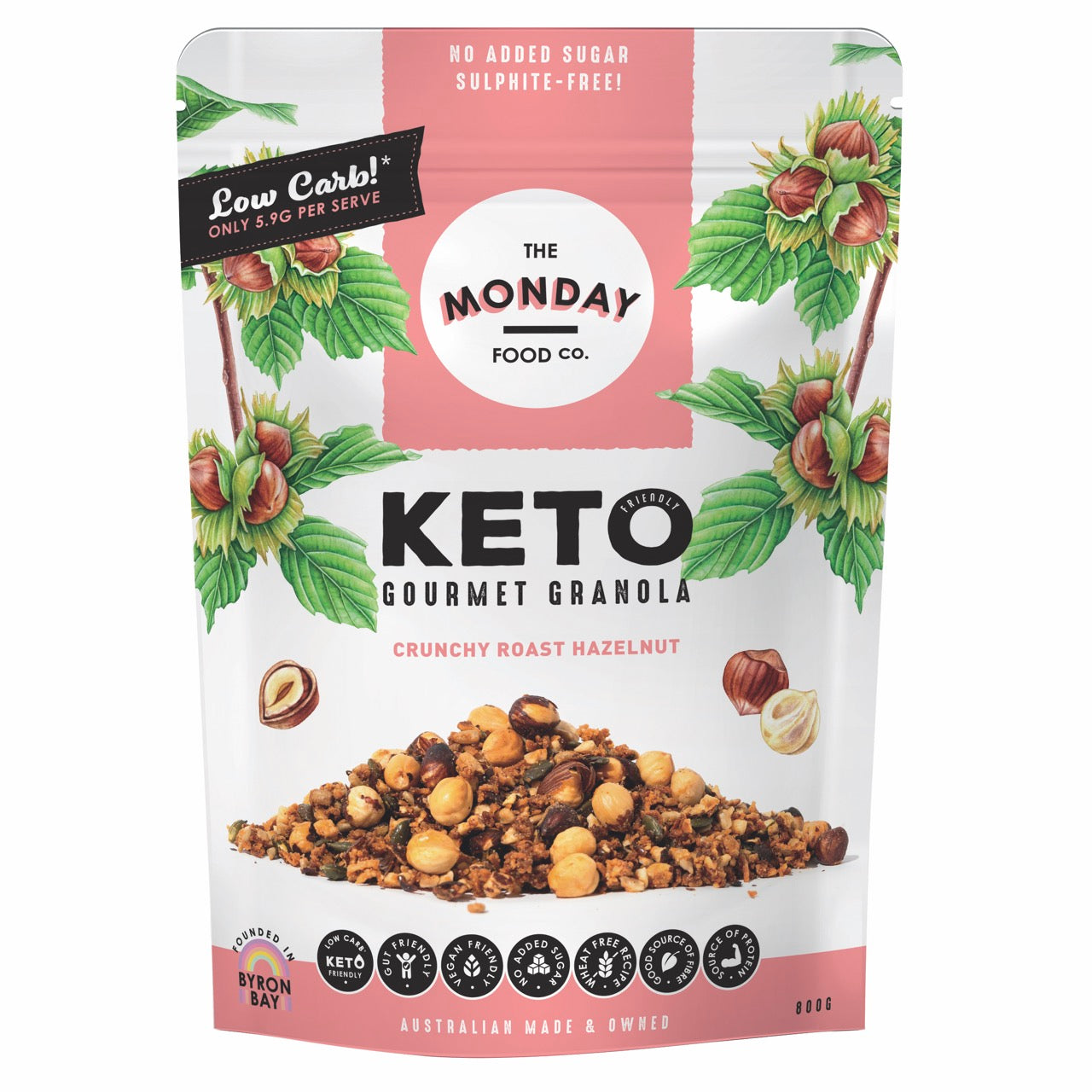 Keto Crunchy Roast Hazelnut Gourmet Granola