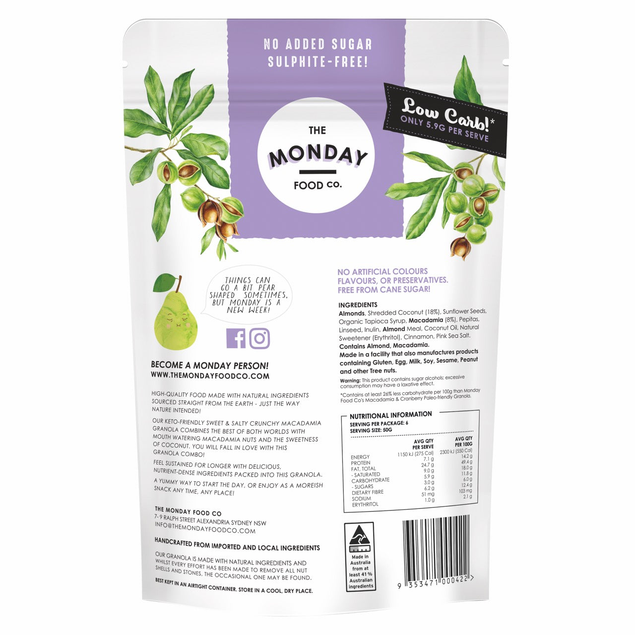 Sweet Crunchy Macadamia Clusters - Keto Granola (I'm Vegan)