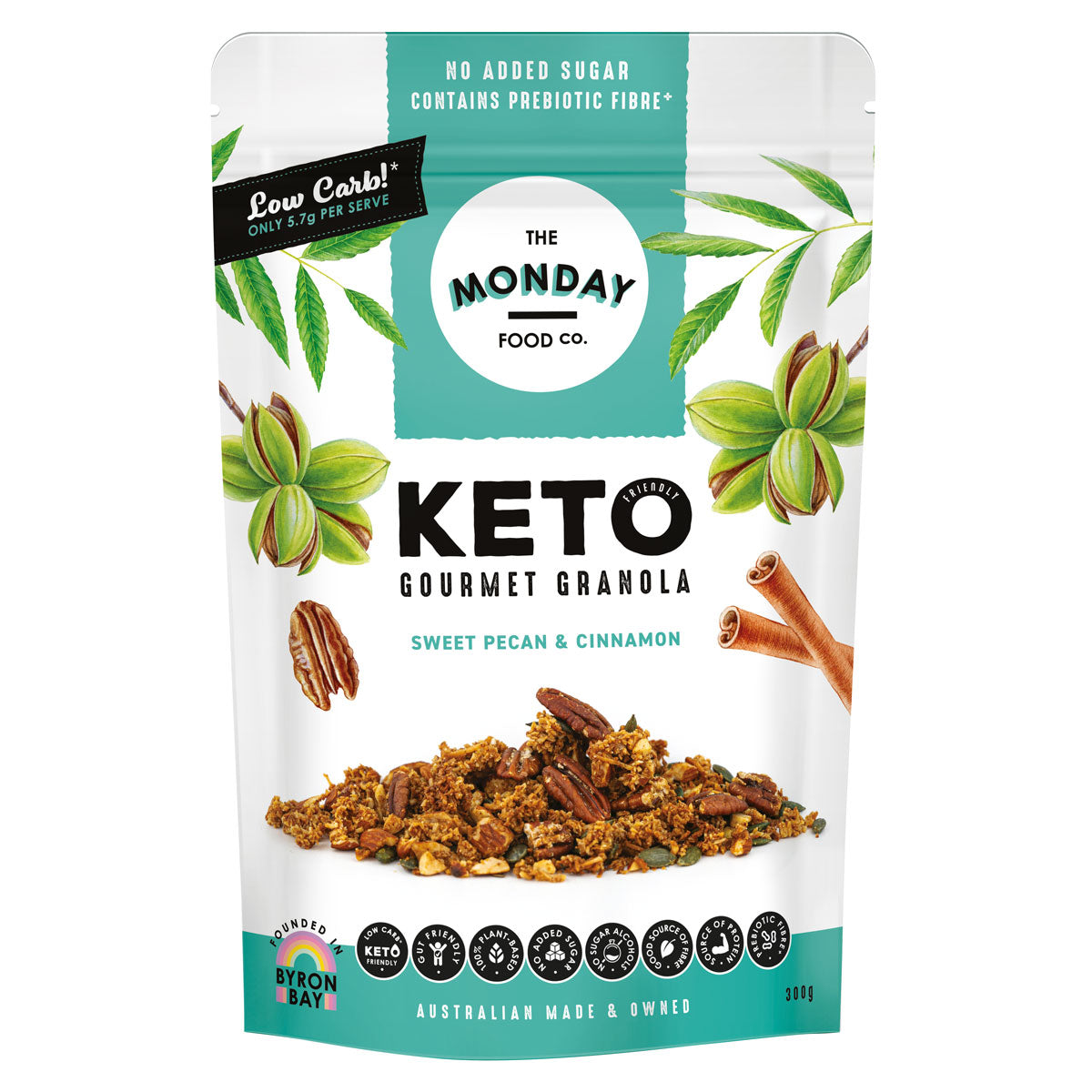 Sweet Pecan & Cinnamon - Keto Granola (I'm Vegan)