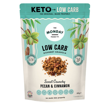 Sweet Pecan & Cinnamon - Low Carb/ Keto Granola (I'm Vegan)