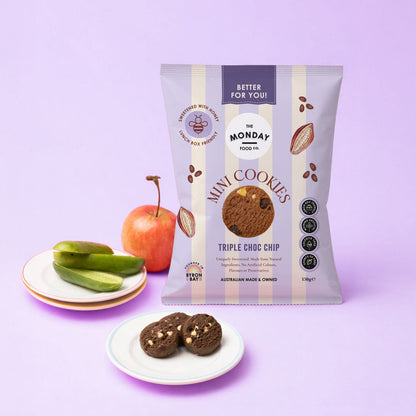 Triple Choc Chip Mini Cookies (Better for you)