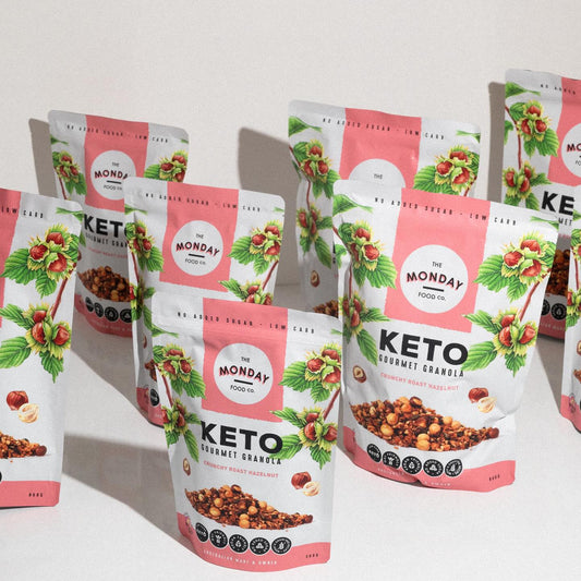 Crunchy Roast Hazelnut Keto Granola (I'm Vegan)