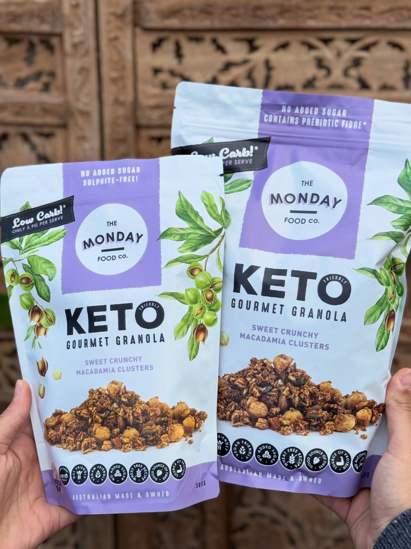 Sweet Crunchy Macadamia Clusters - Keto Granola (I'm Vegan)