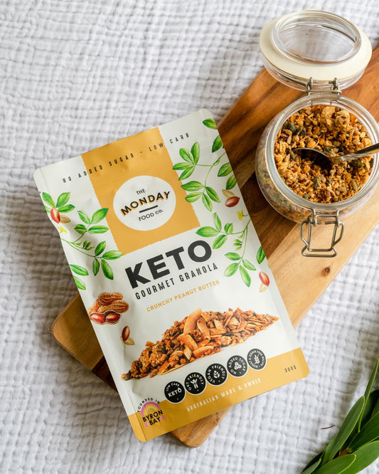 Crunchy Peanut Butter - Keto Granola (I'm Vegan)