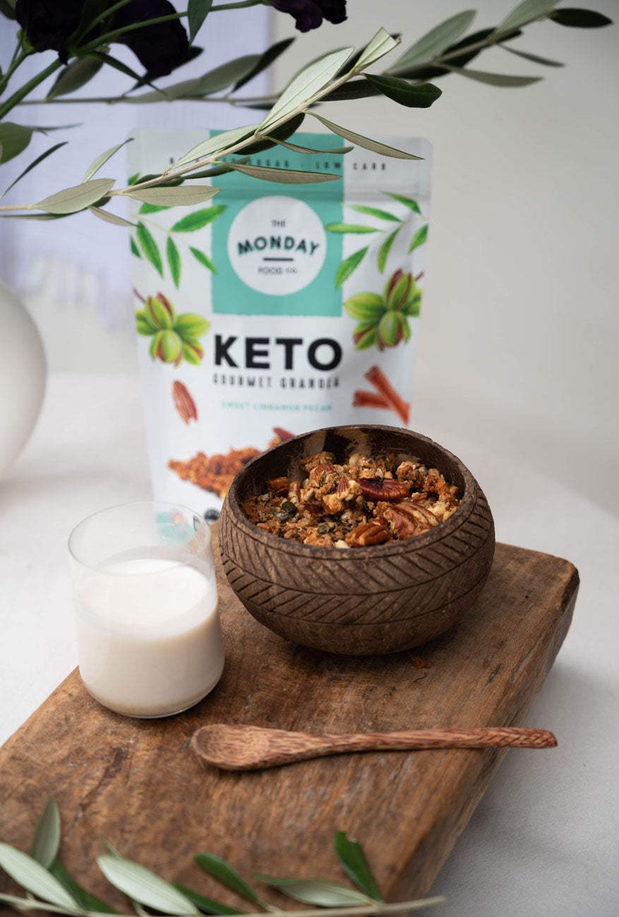 Sweet Pecan & Cinnamon - Keto Granola (I'm Vegan)