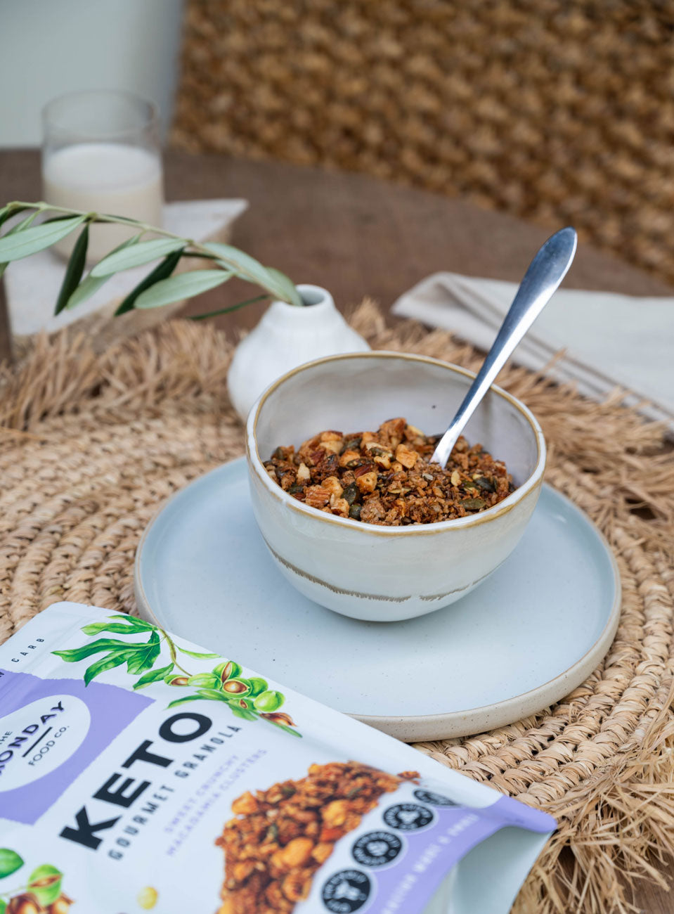 Sweet Crunchy Macadamia Clusters - Keto Granola (I'm Vegan)