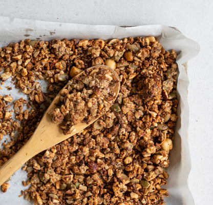 Crunchy Roasted Hazelnut Low Carb/ Keto Granola (I'm Vegan)